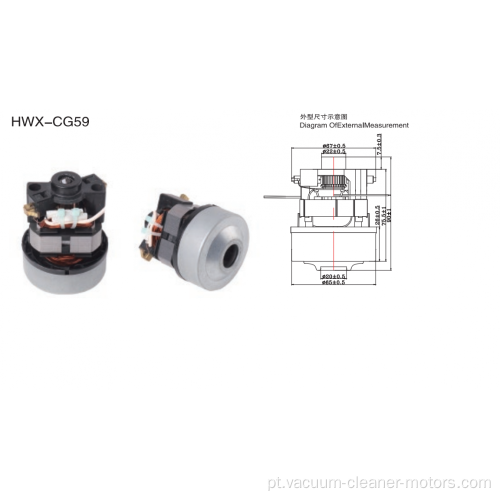motor aspirador HWX-CG59